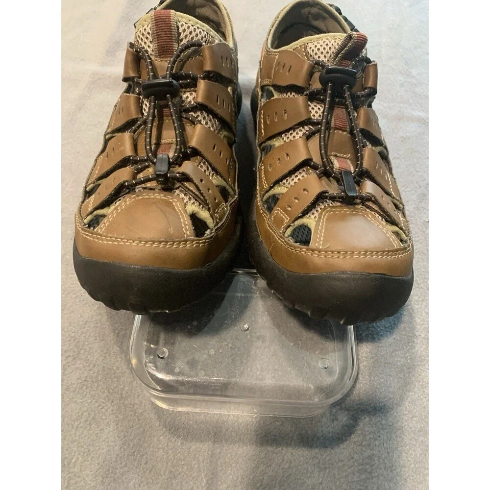 Dockers Sandal Shoes Men Size 10M Brown Fisherman Water Hiking Trail Casual